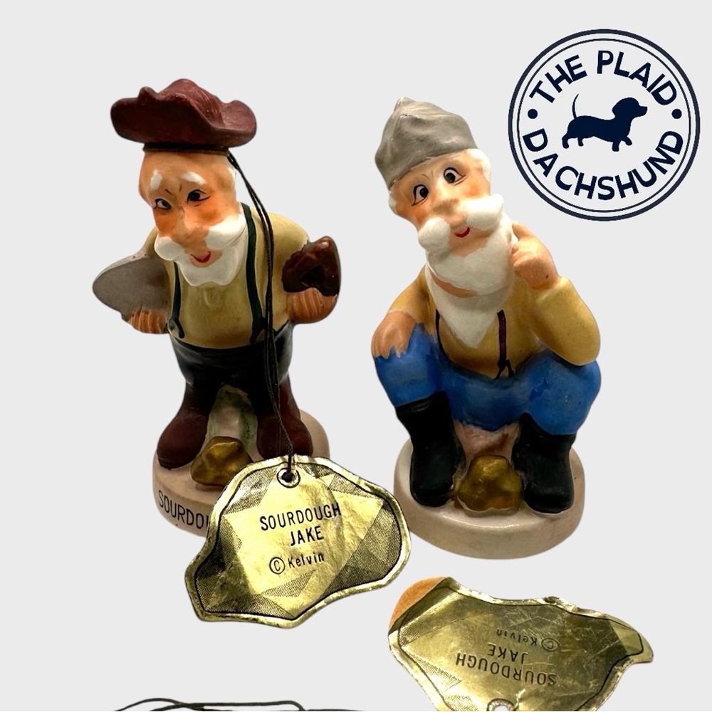 Vintage Kelvin Sourdough Jake 49er Miner Shakers